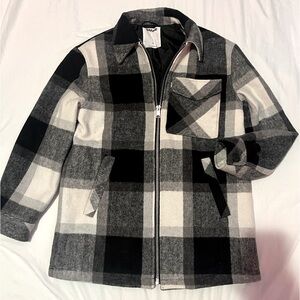 garage plaid jacket